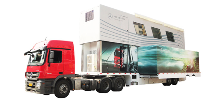 大型雙層雙擴容展示車